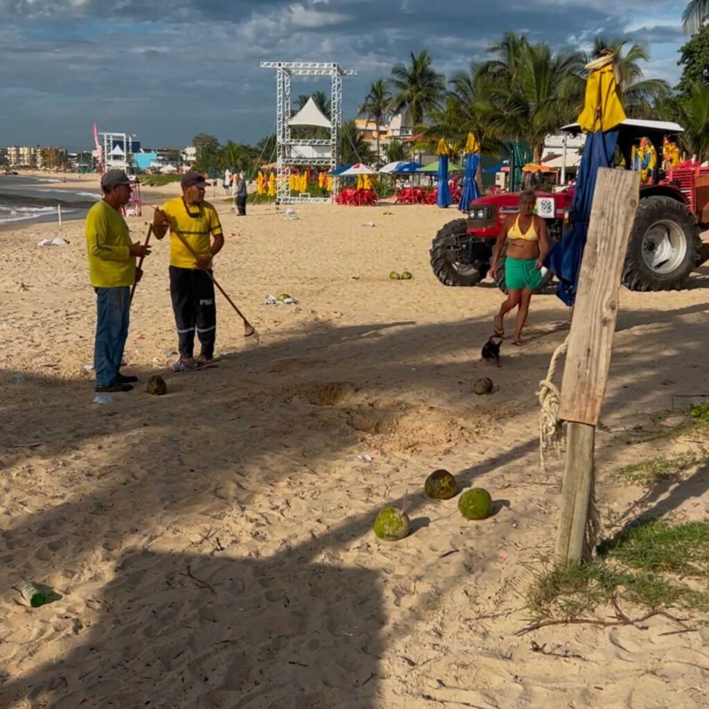 Mutirão de Limpeza Começa em Itaoca e Itaipava para Manter a Cidade Limpa Durante a Alta Temporada