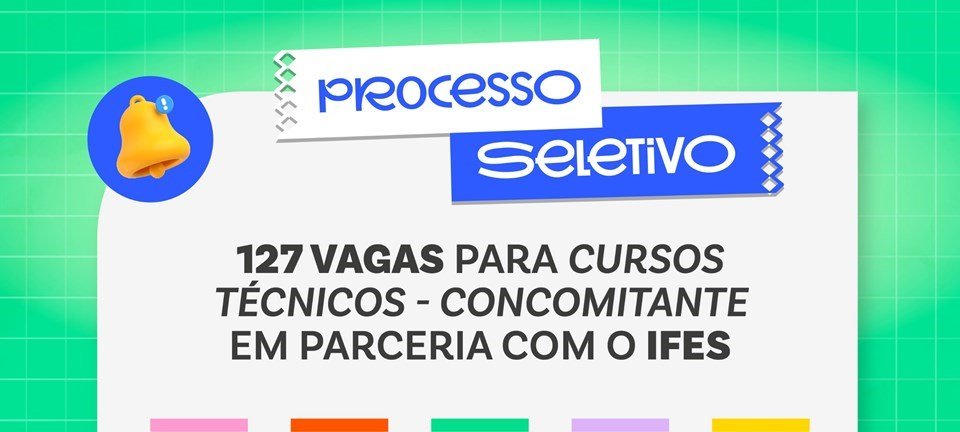 Confira o resultado do processo seletivo para os cursos de Educação Profissional Técnica de Nível Médio