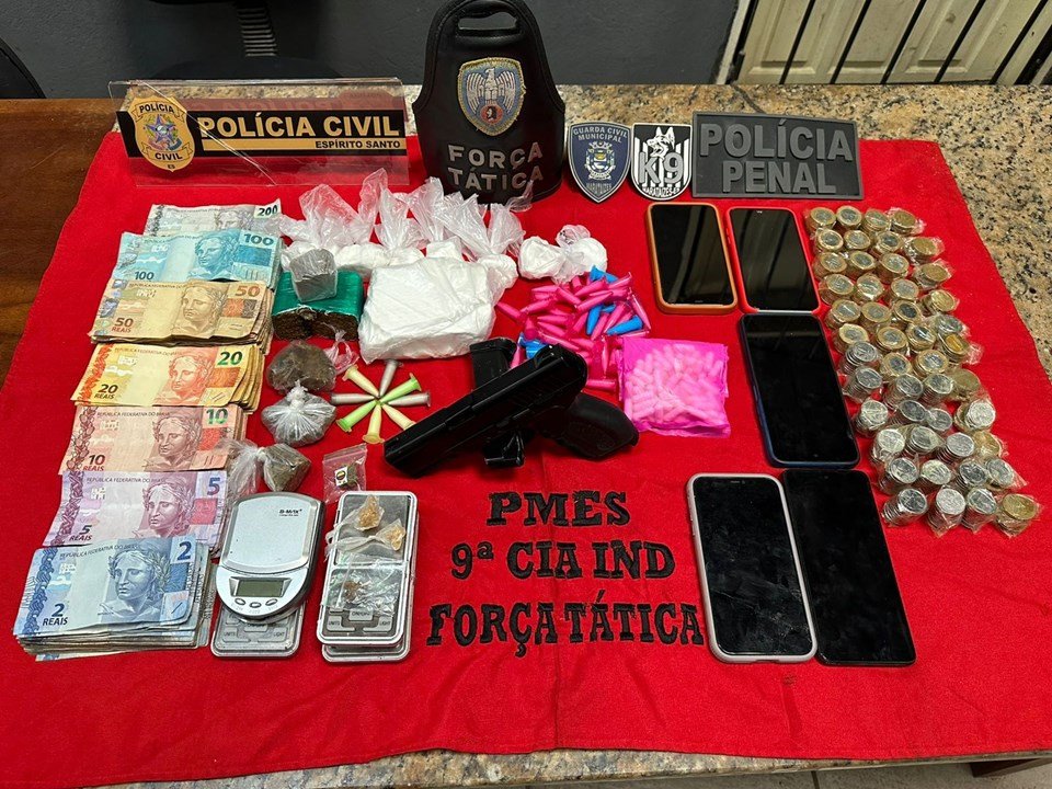 Polícia deflagra 5ª fase da Operação Asfixia 25 e prende três suspeitos de tráfico em Marataízes e Itapemirim