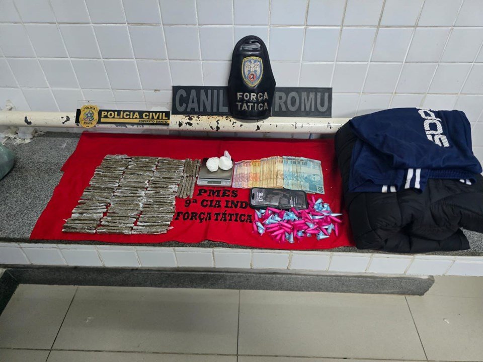 Chefe do tráfico é preso após atirar contra câmera de segurança em Marataízes