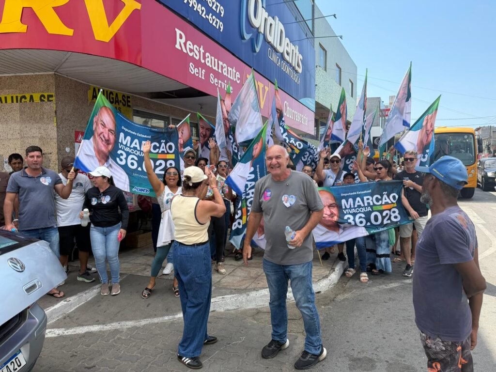 Comércio da Barra recebe Marcão Vivacqua em caminhada marcada por diálogo e apoio
